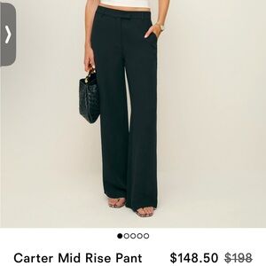 Reformation - Carter Mid rise pant